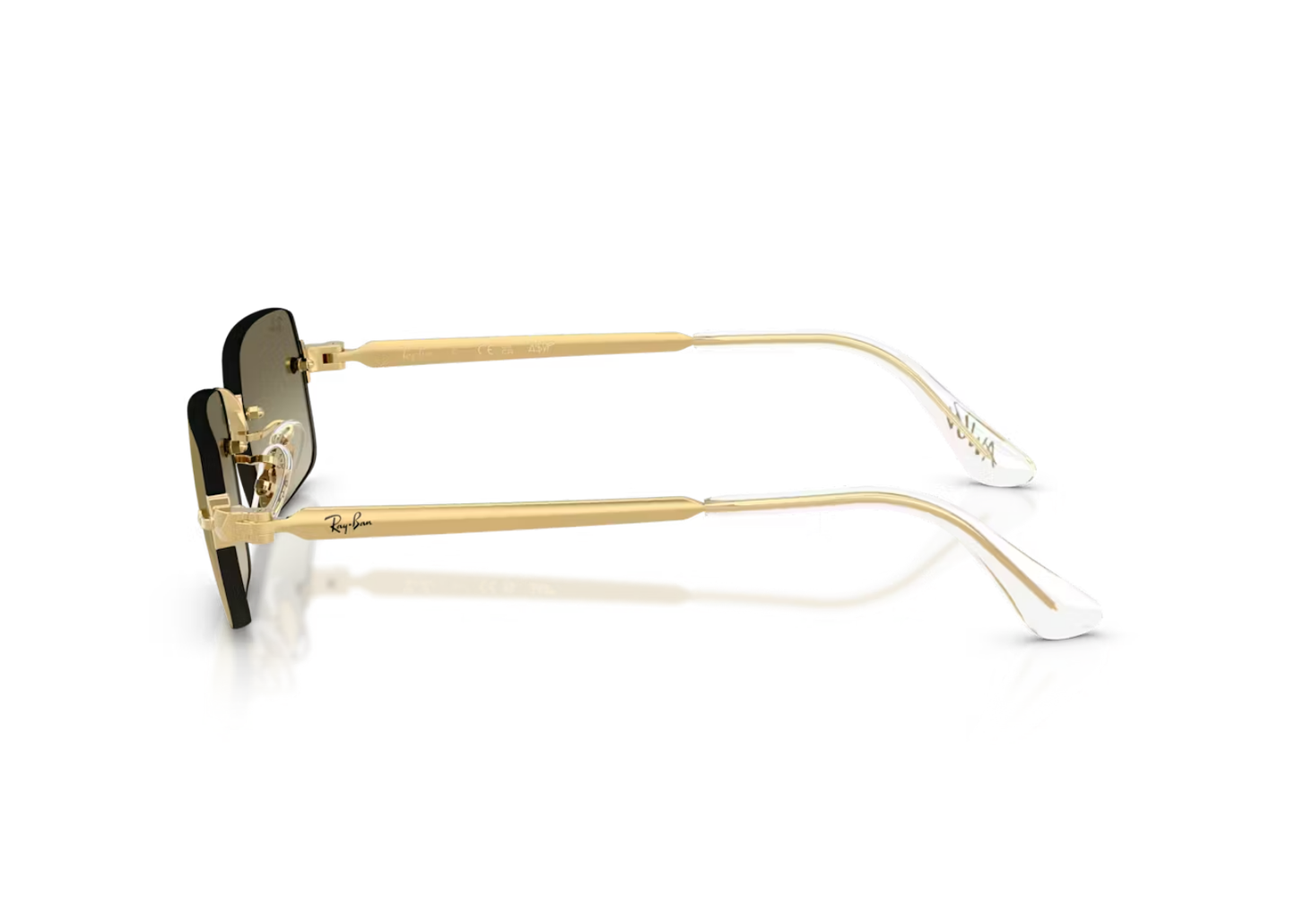 A$AP Rocky RB3928 Metal Sunglasses Brown Mirror Gold Gradient Arista Gold