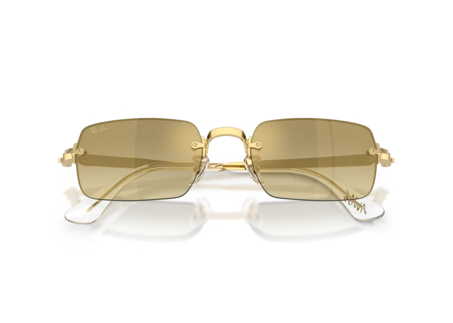 A$AP Rocky RB3928 Metal Sunglasses Brown Mirror Gold Gradient Arista Gold