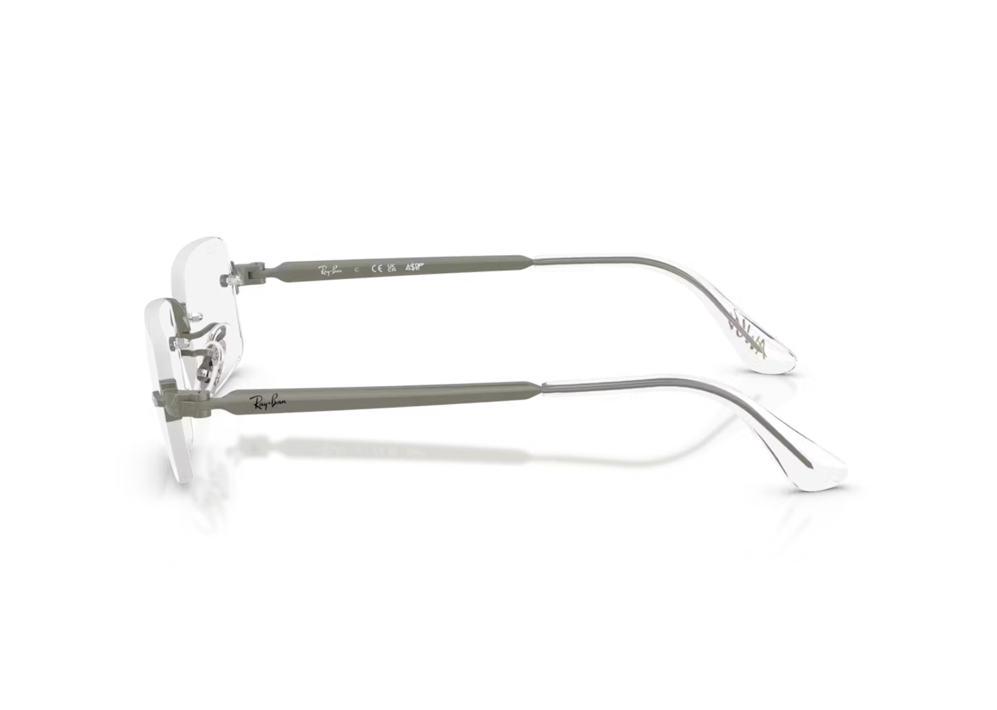 A$AP Rocky RB3928V Metal Optical Eyeglasses Silver