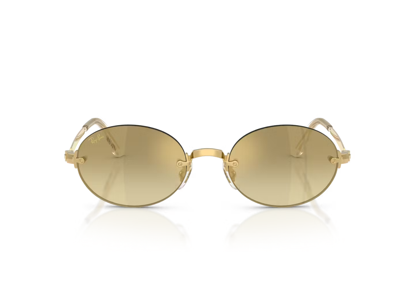 A$AP Rocky RB3929 Metal Sunglasses Brown Mirror Gold Gradient Arista Gold