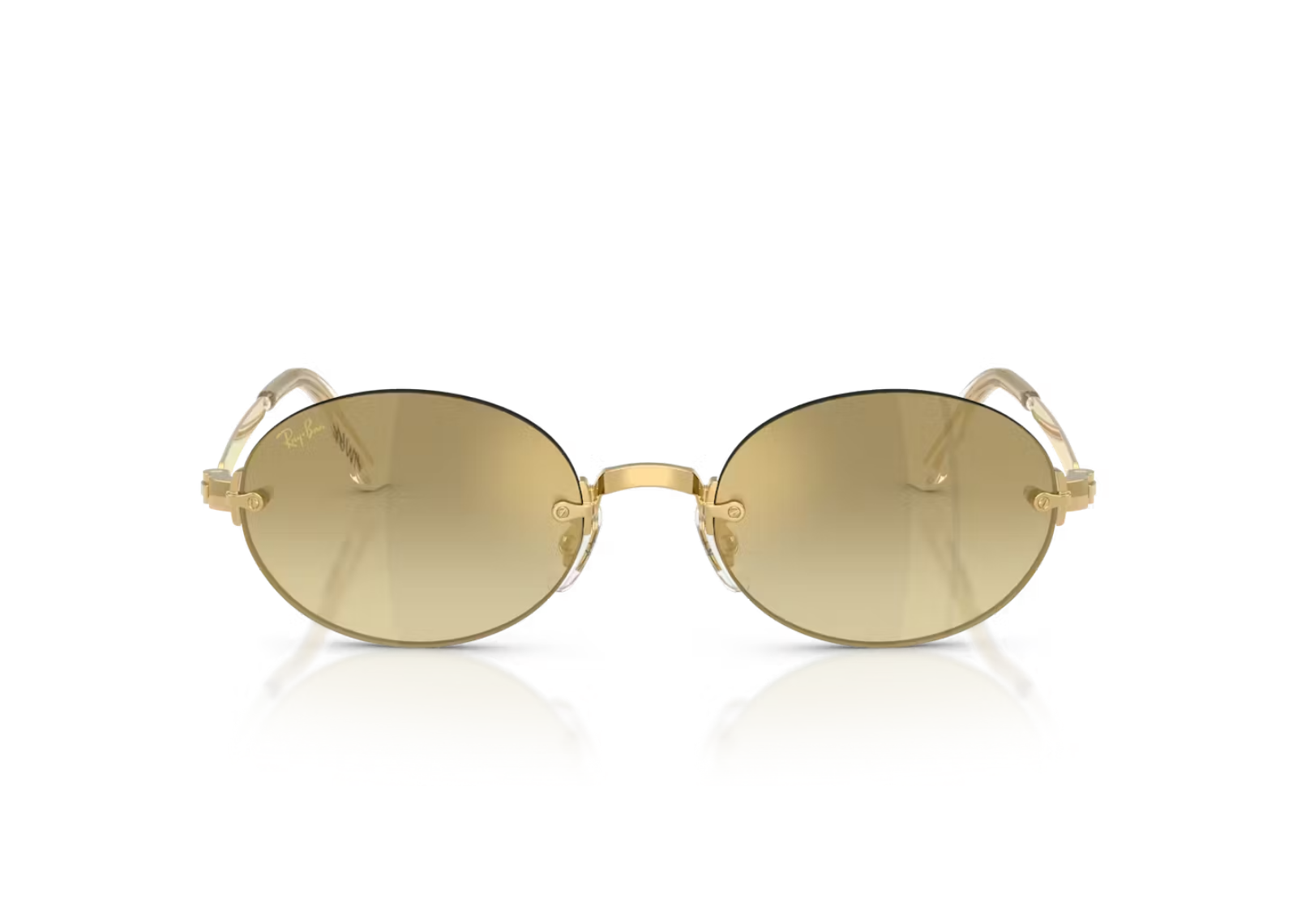 A$AP Rocky RB3929 Metal Sunglasses Brown Mirror Gold Gradient Arista Gold