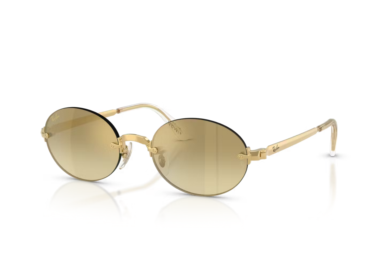 A$AP Rocky RB3929 Metal Sunglasses Brown Mirror Gold Gradient Arista Gold
