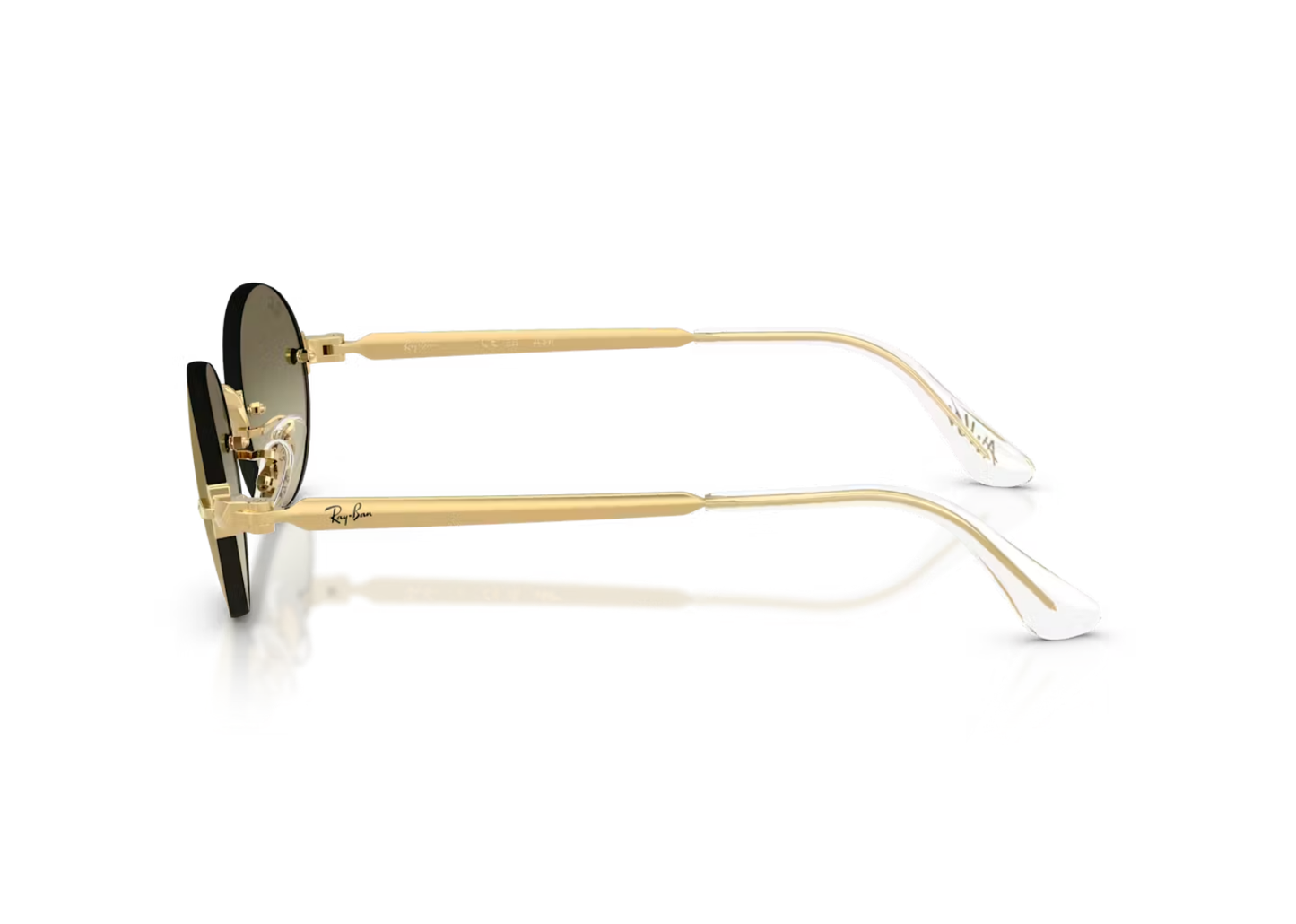 A$AP Rocky RB3929 Metal Sunglasses Brown Mirror Gold Gradient Arista Gold