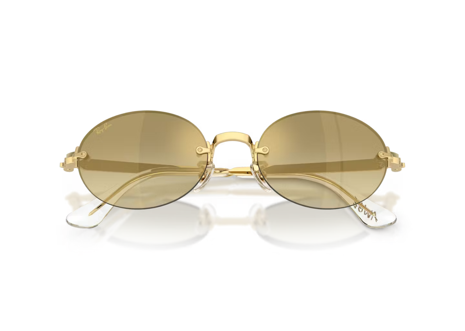 A$AP Rocky RB3929 Metal Sunglasses Brown Mirror Gold Gradient Arista Gold