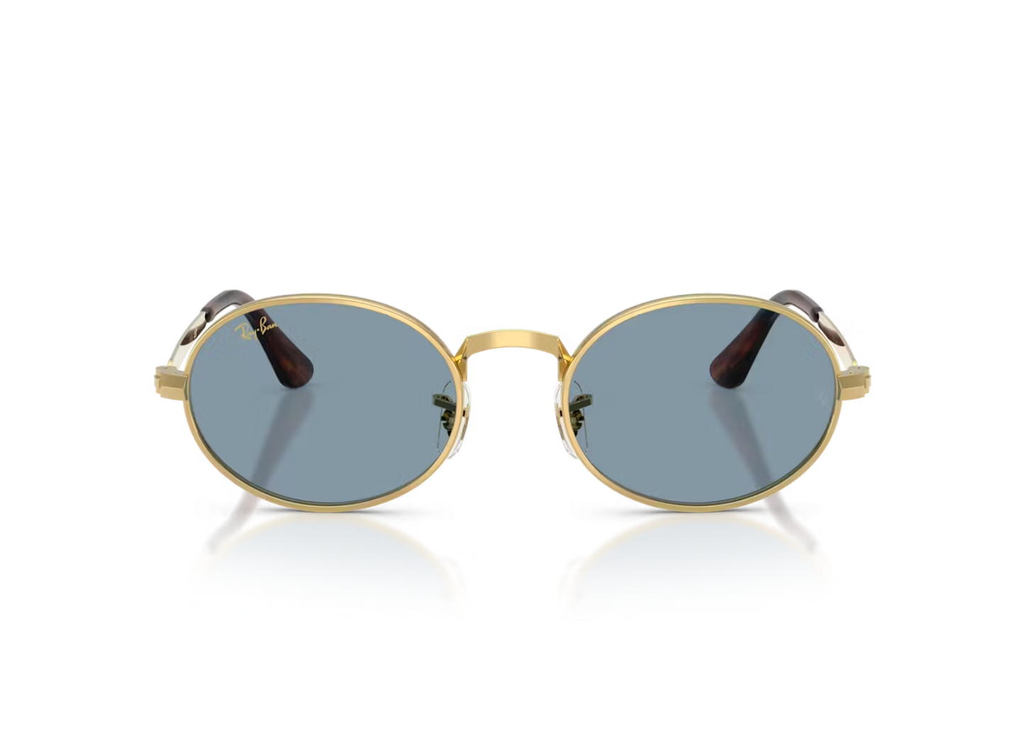 A$AP Rocky RB3931 Metal Sunglasses Blue Lens Arista Gold