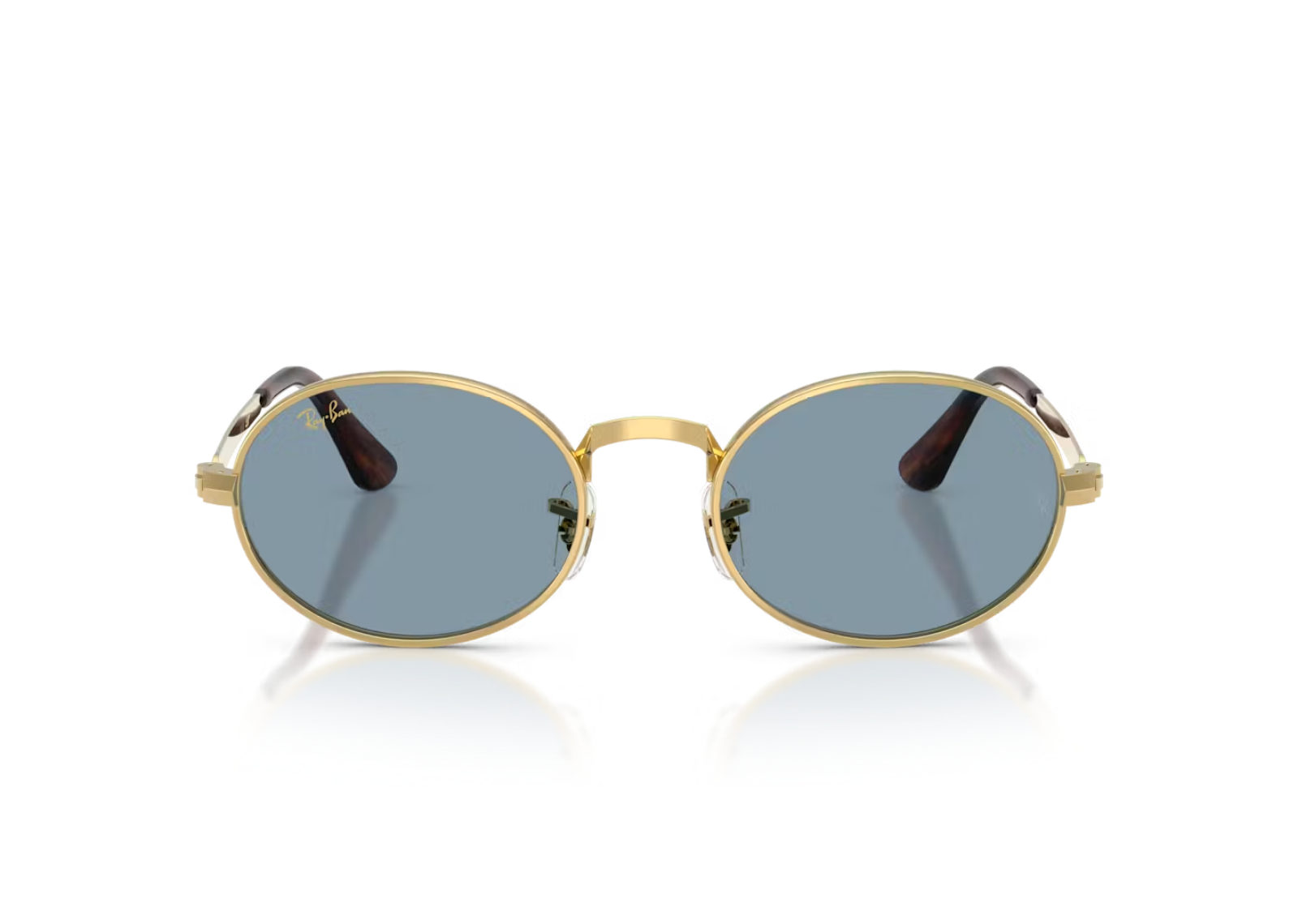 A$AP Rocky RB3931 Metal Sunglasses Blue Lens Arista Gold