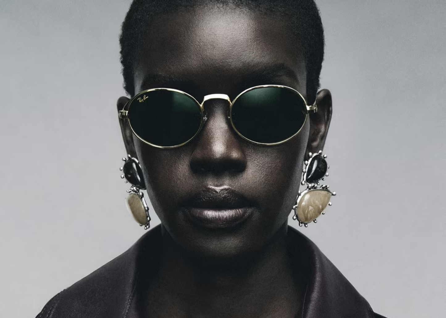 A$AP Rocky RB3931 Metal Sunglasses Blue Lens Arista Gold