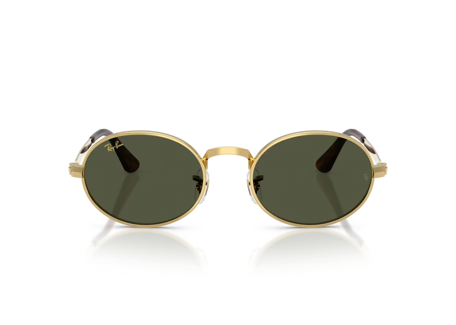 A$AP Rocky RB3931 Metal Sunglasses Green Polarized Lens Arista Gold