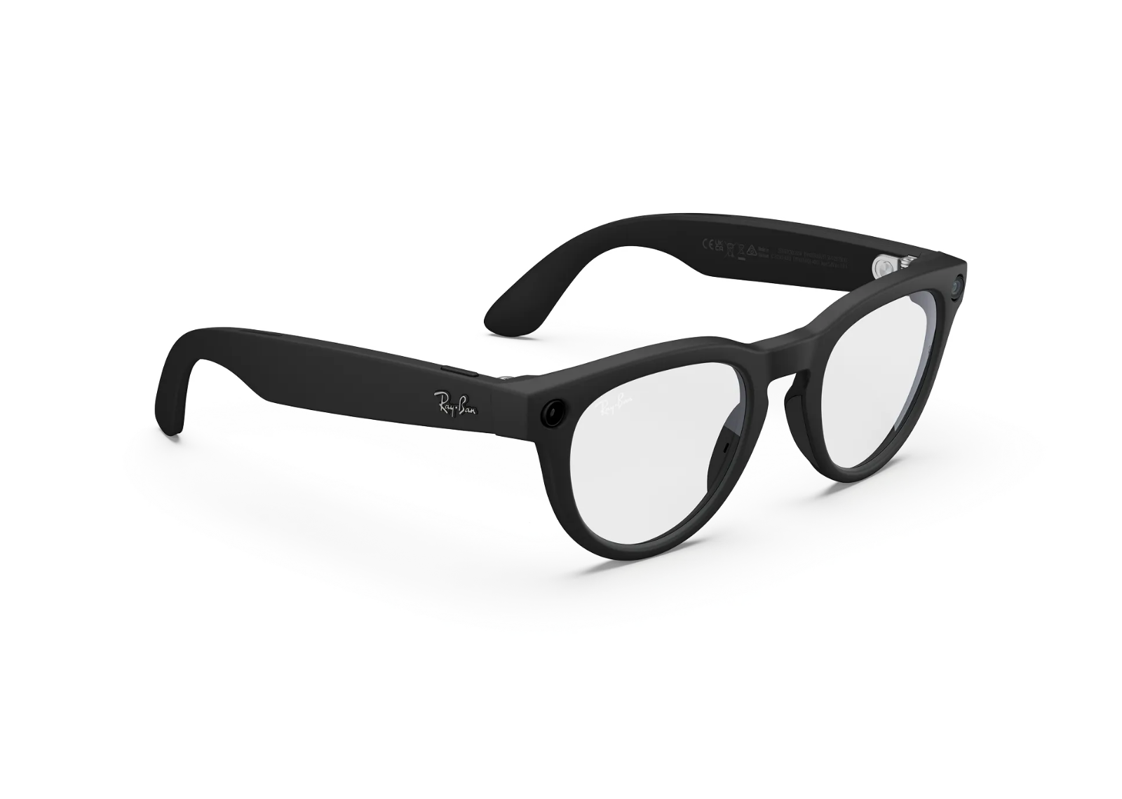 Meta Headliner Gen 2 AI Smart Glasses Clear Lens Matte Black