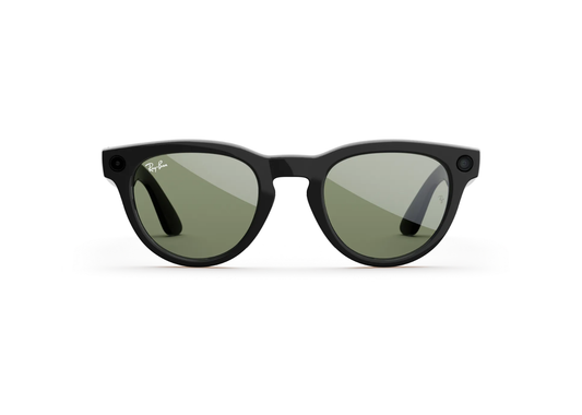 Meta Headliner Gen 2 AI Smart Glasses Green Lens Shiny Black