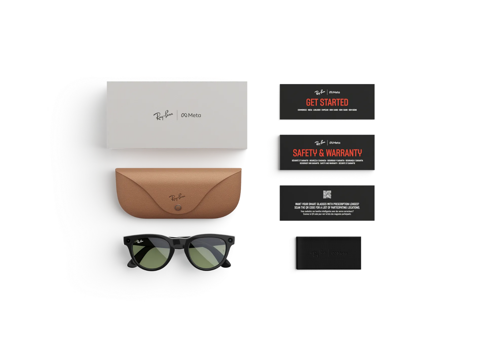 Meta Headliner Gen 2 AI Smart Glasses Green Lens Shiny Black
