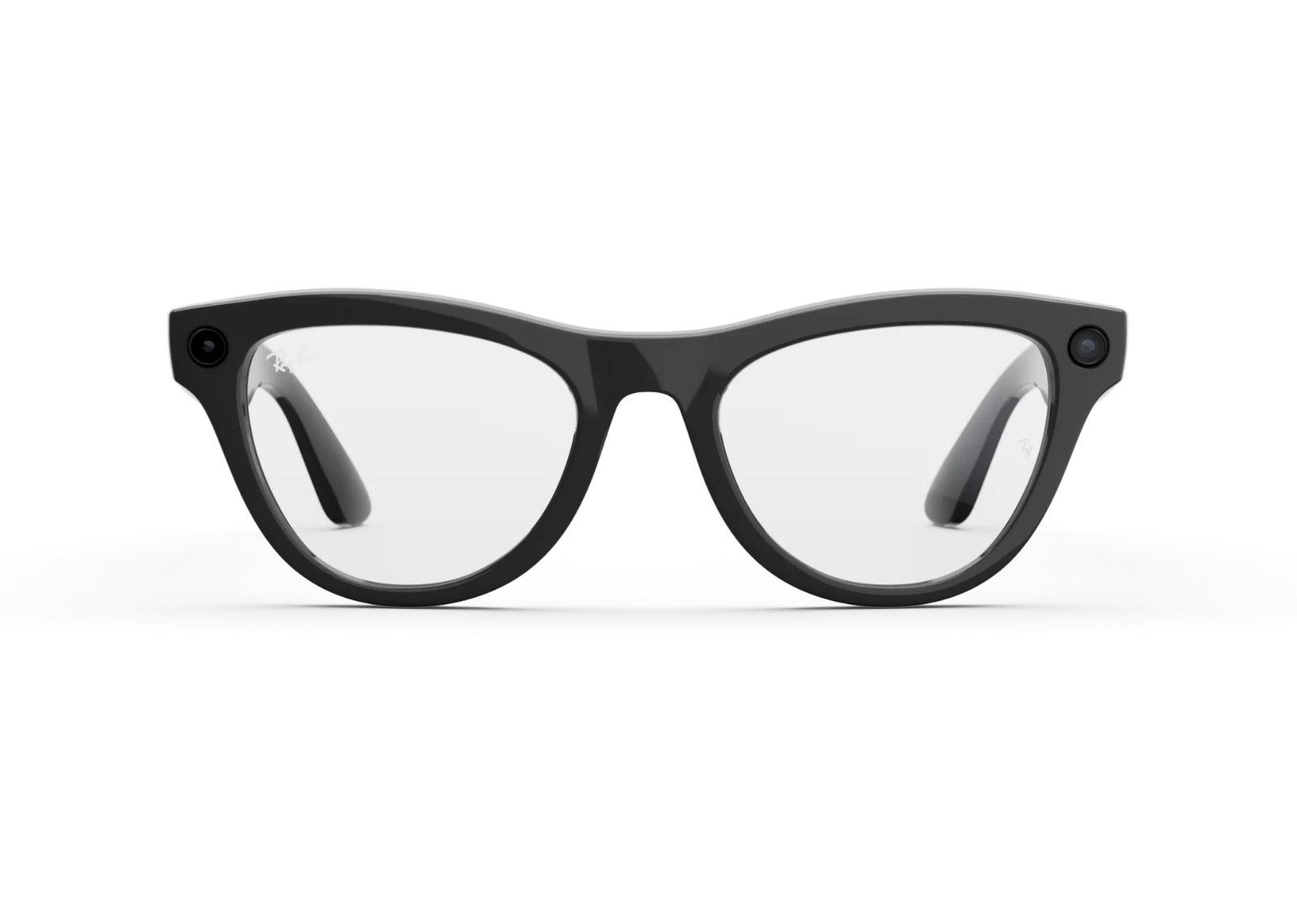 Meta Skyler Gen 1 AI Smart Glasses Clear Lens Shiny Black