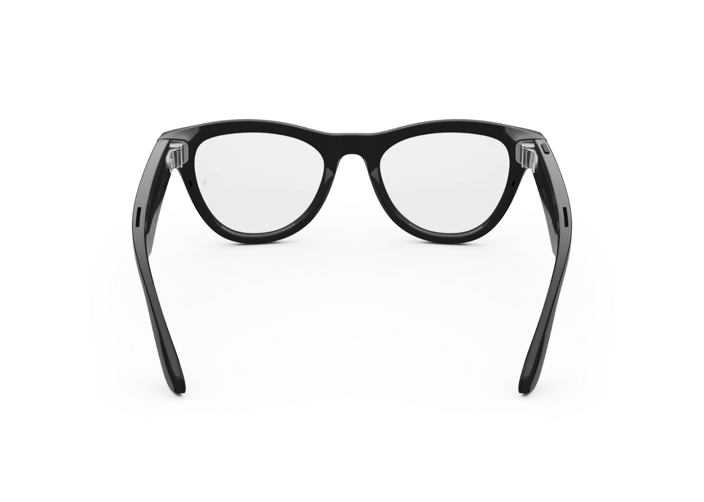 Meta Skyler Gen 1 AI Smart Glasses Clear Lens Shiny Black