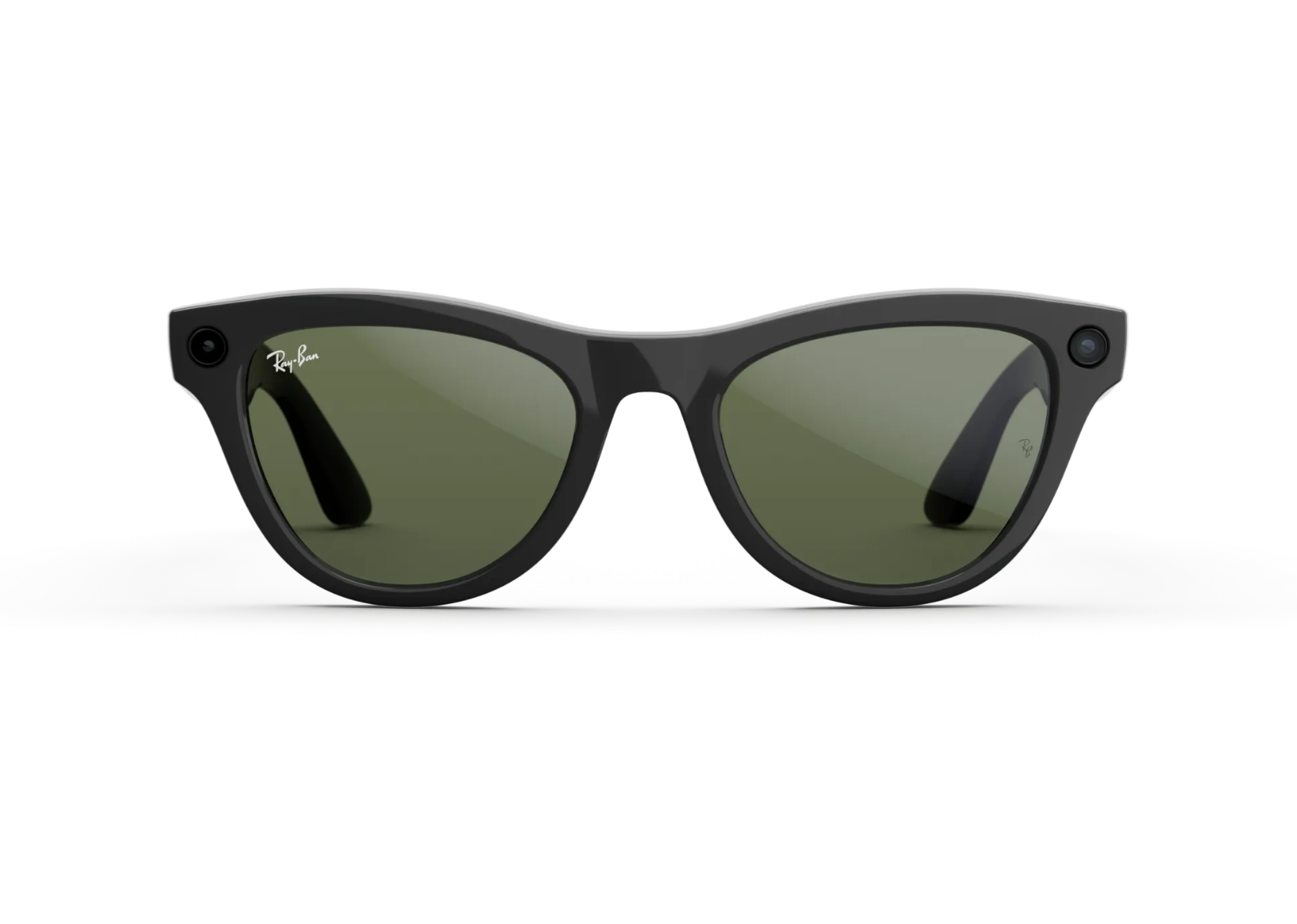 Meta Skyler Gen 1 AI Smart Glasses Green Lens Shiny Black