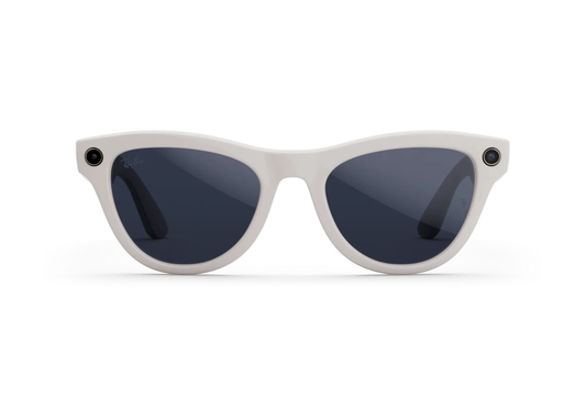 Meta Skyler Gen 1 AI Smart Glasses Sapphire Transitions Lens Shiny Chalky Grey