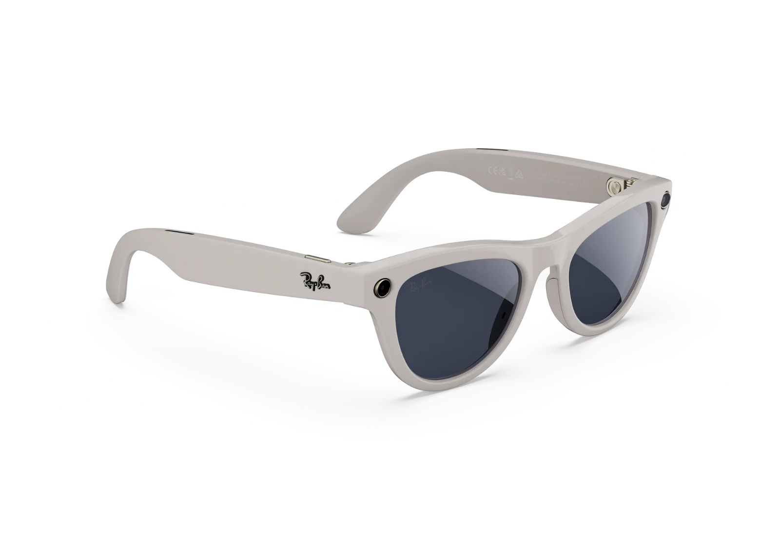Meta Skyler Gen 1 AI Smart Glasses Sapphire Transitions Lens Shiny Chalky Grey