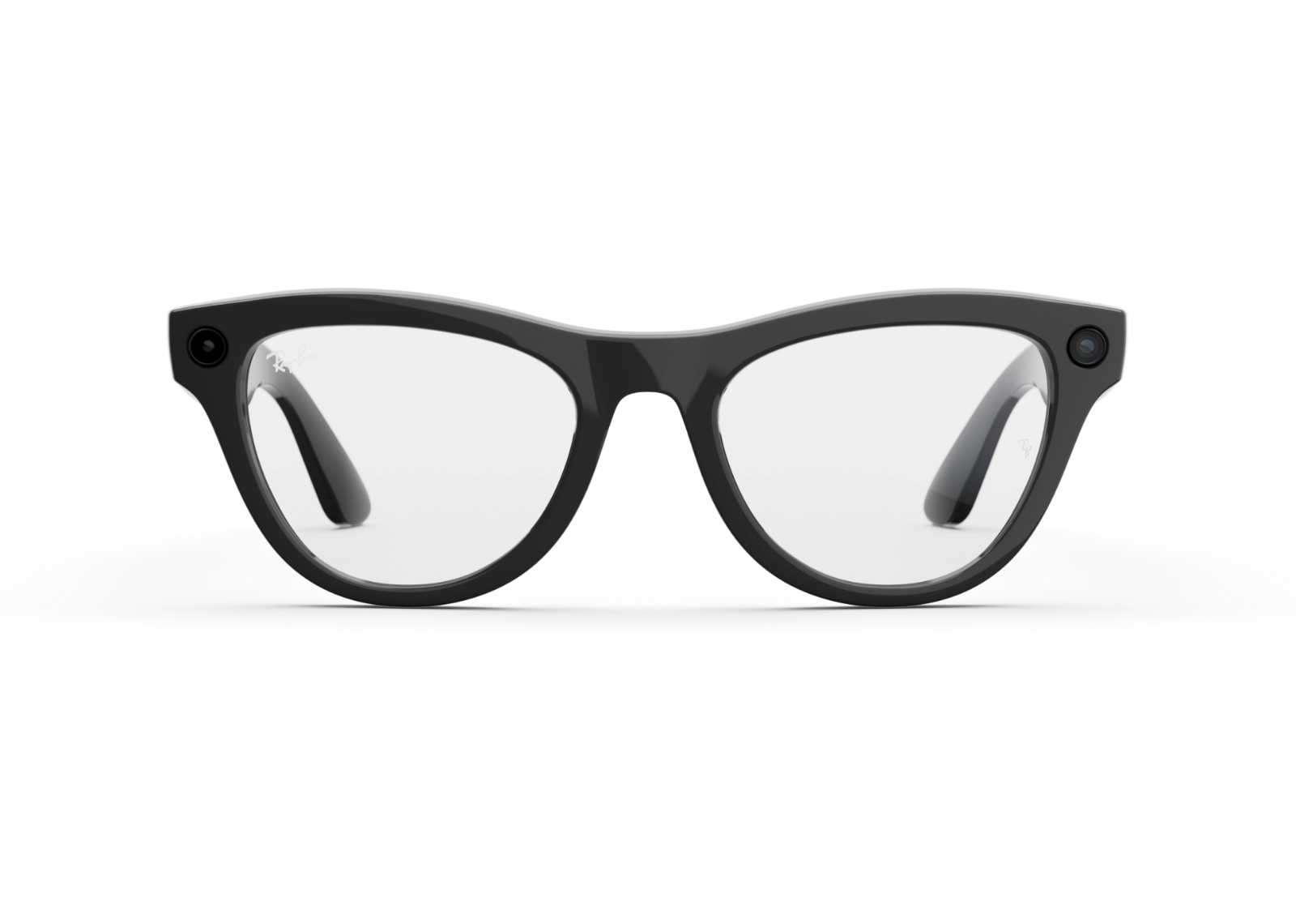 Meta Skyler Gen 2 AI Smart Glasses Clear Lens Shiny Black