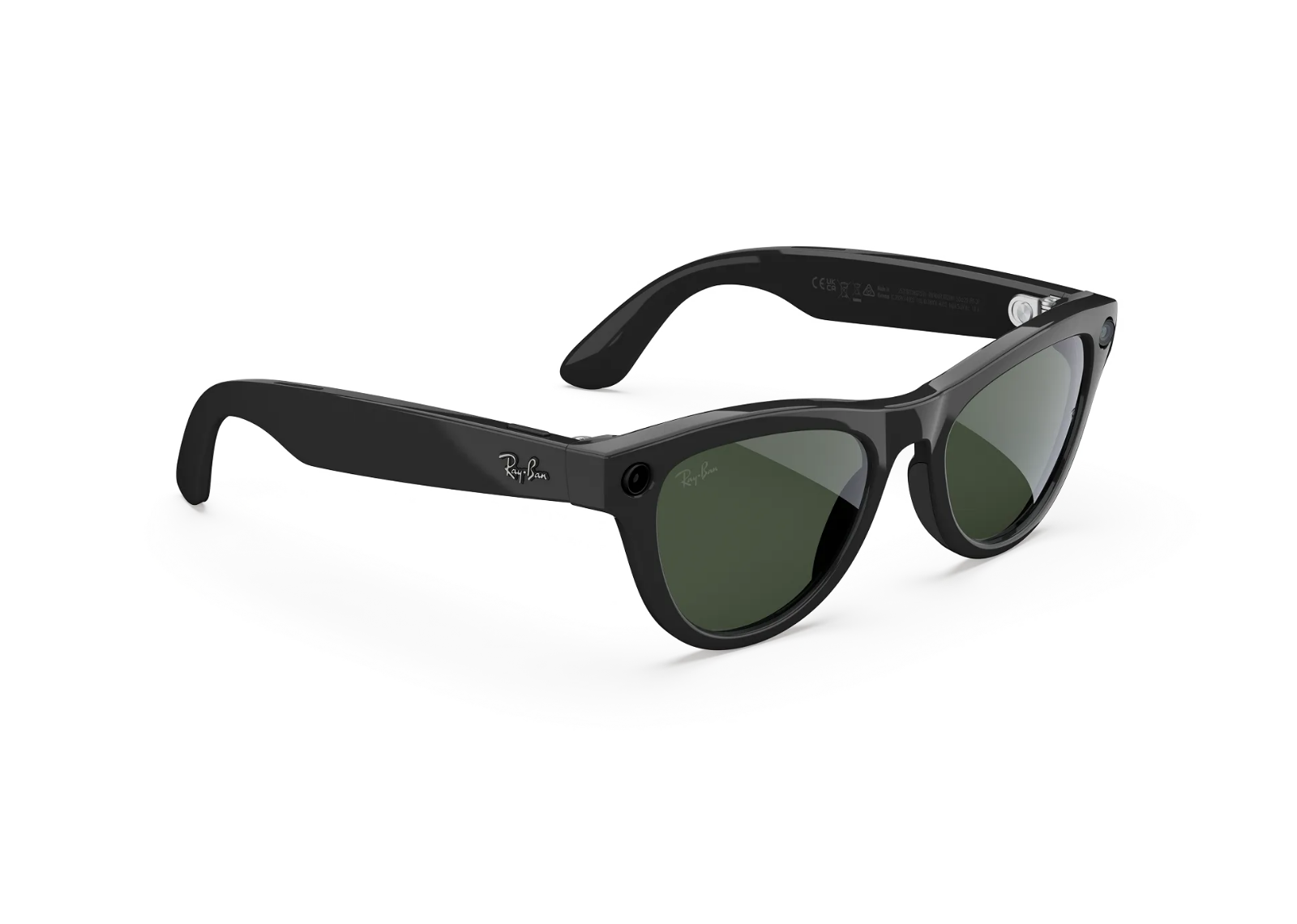 Meta Skyler Gen 2 AI Smart Glasses Graphite Green Transitions Lens Shiny Black