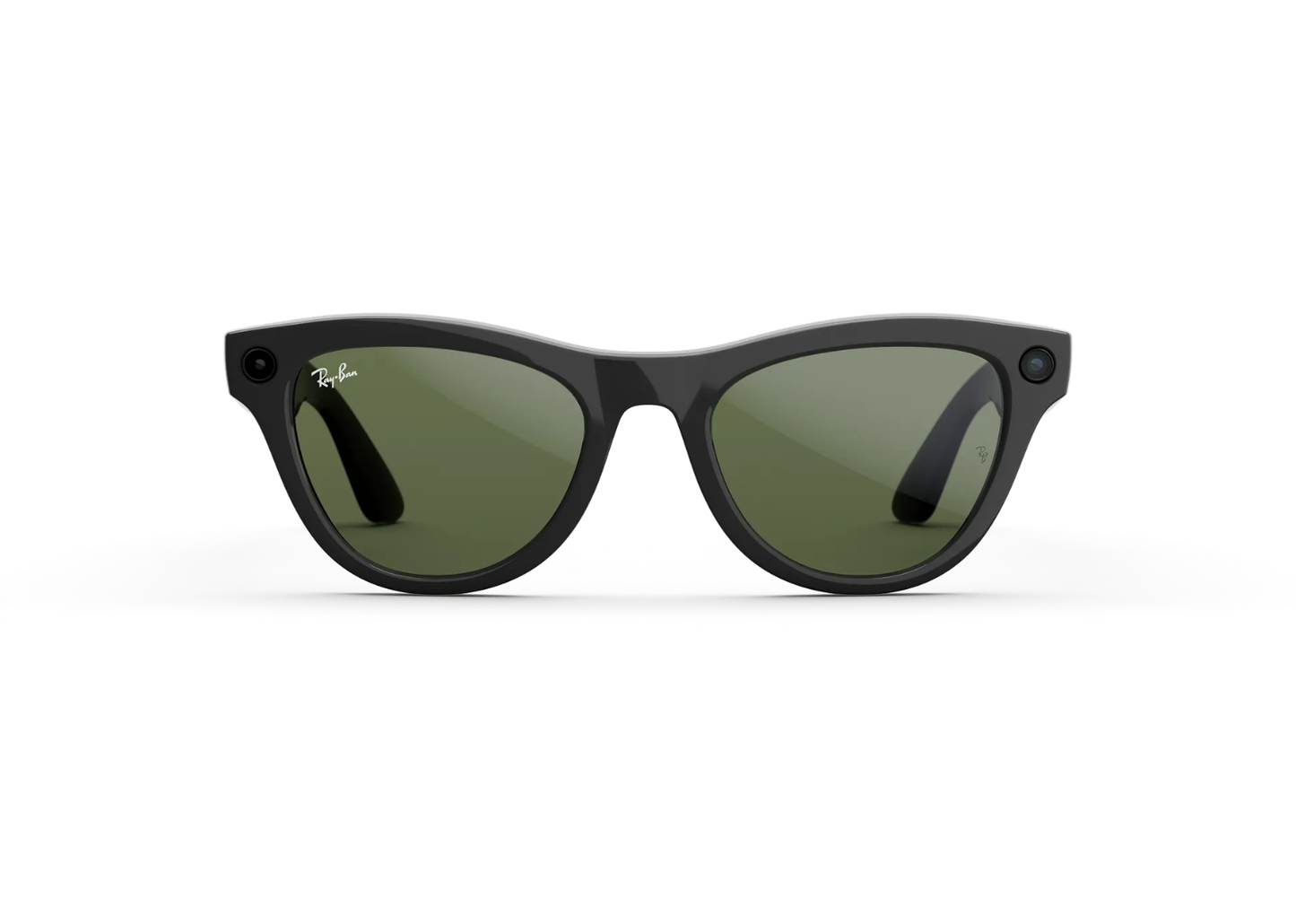 Meta Skyler Gen 2 AI Smart Glasses Green Lens Shiny Black