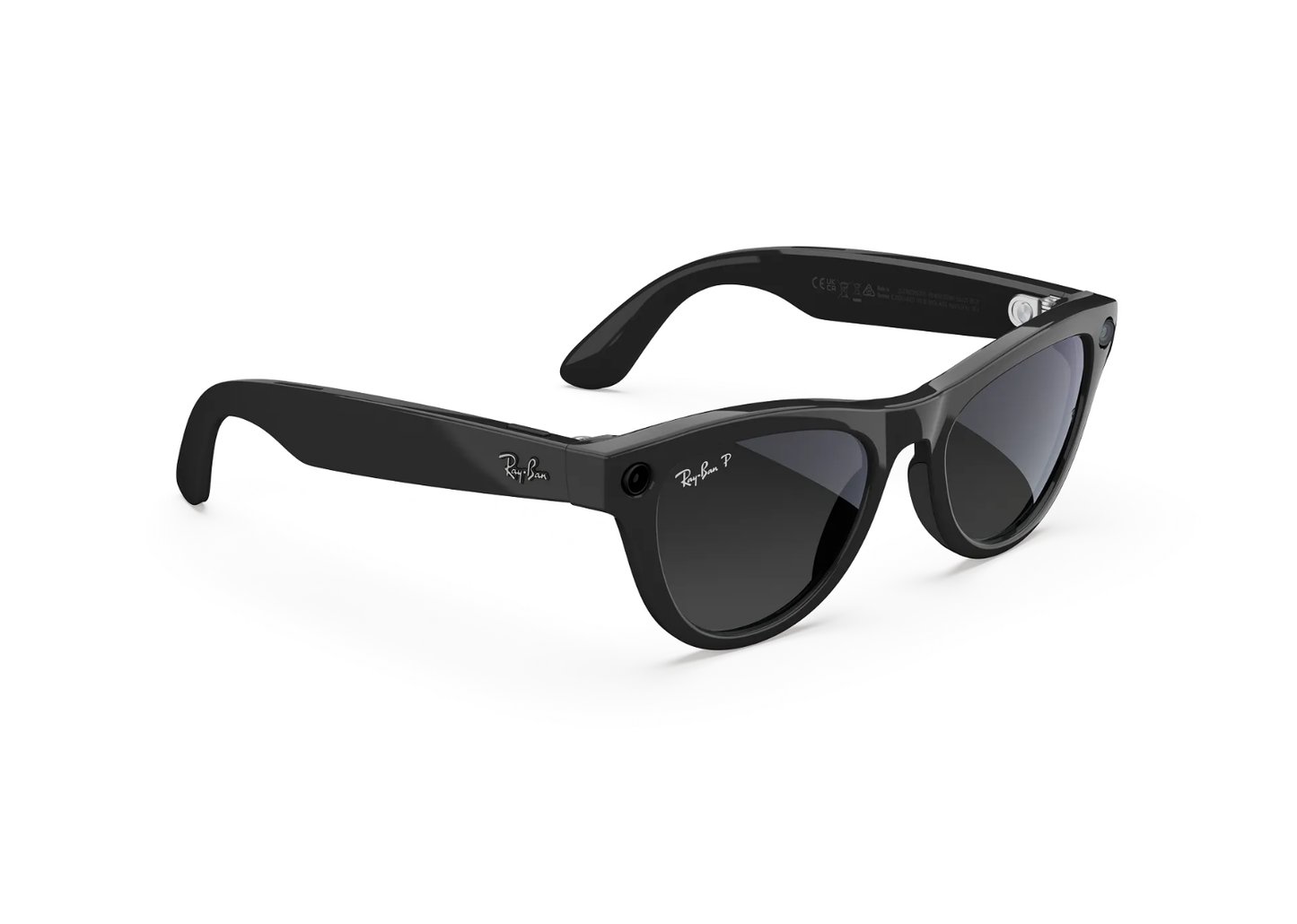 Meta Skyler Gen 2 AI Smart Glasses Polarized Black Lens Shiny Black