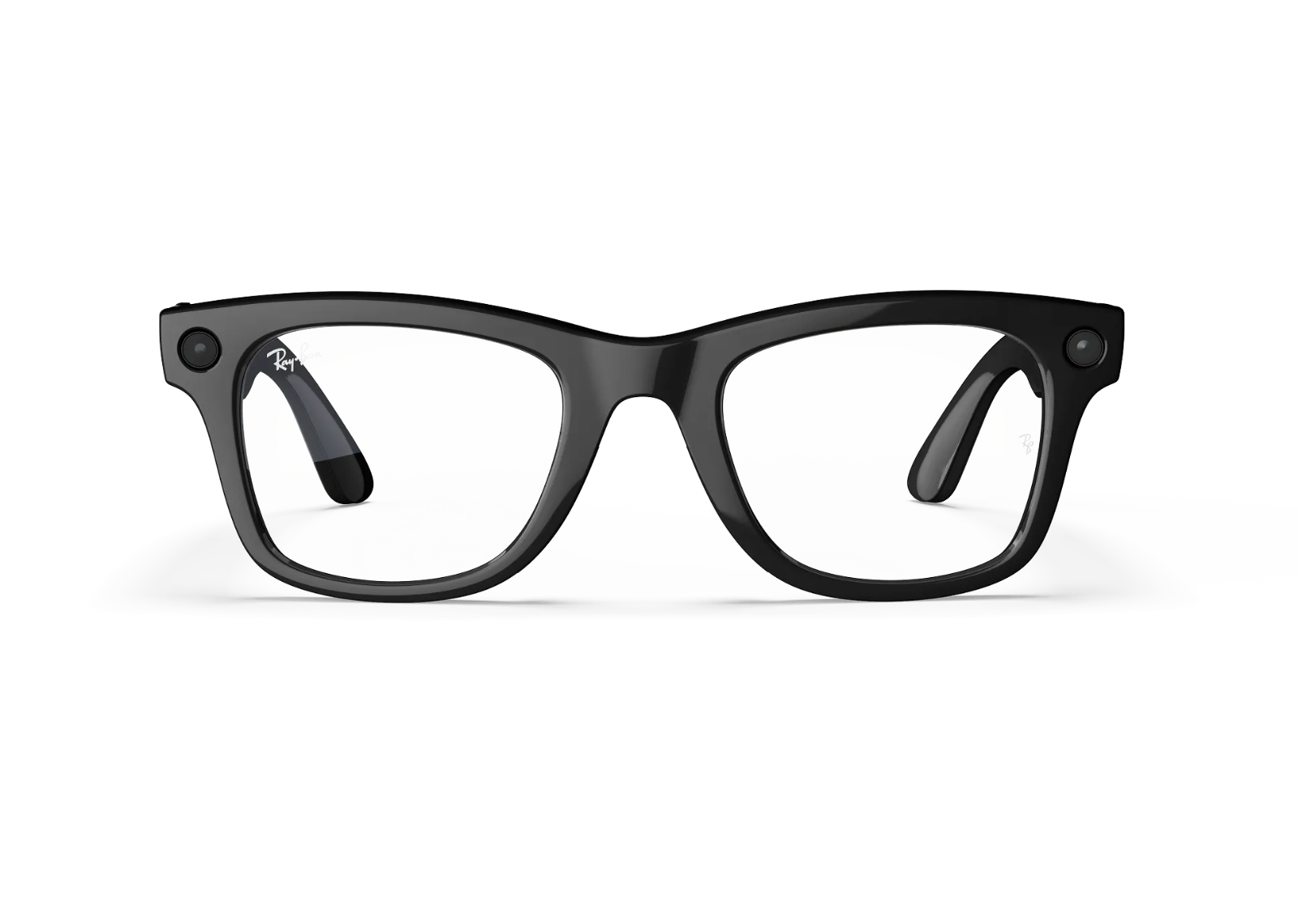 Meta Wayfarer Gen 1 AI Smart Glasses Clear Lens Shiny Black