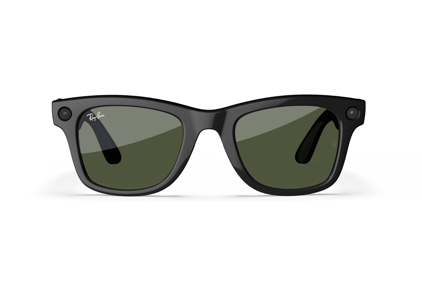 Meta Wayfarer Gen 1 AI Smart Glasses Green Lens Shiny Black