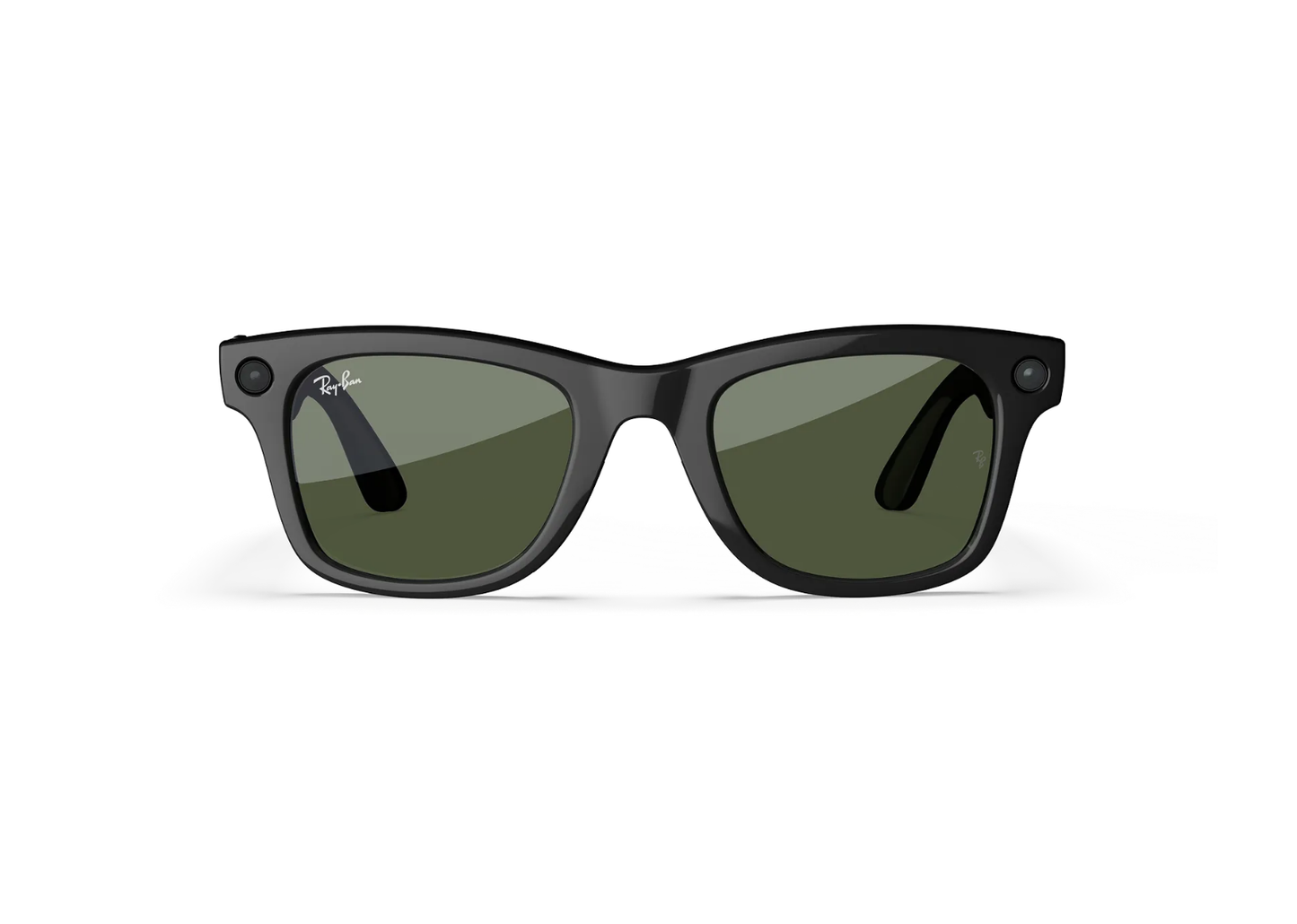Meta Wayfarer Gen 2 AI Smart Glasses Green Lens Shiny Black