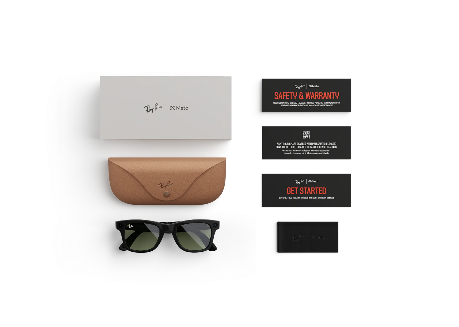 Meta Wayfarer Gen 2 AI Smart Glasses Green Lens Shiny Black