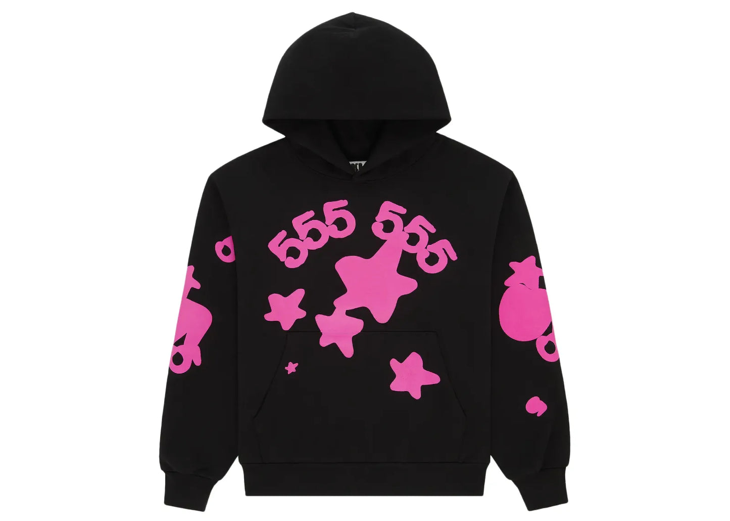 Angel Number Beluga Hoodie Black