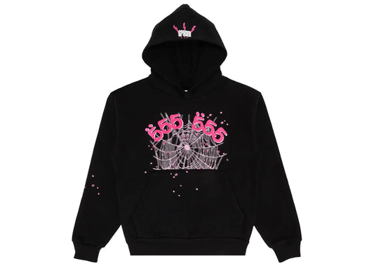 Angel Number Hoodie Black
