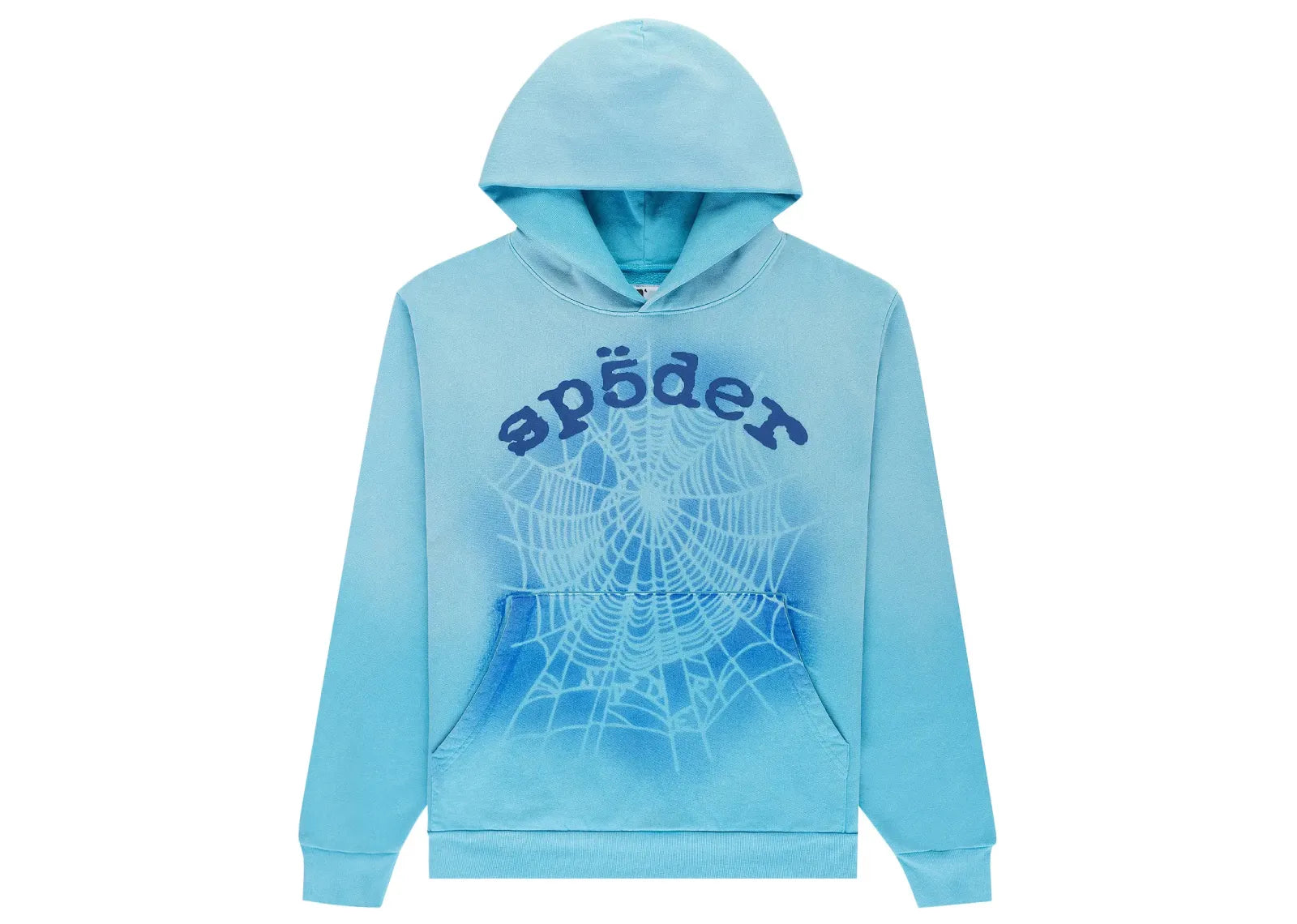 OG Web V2 Spray Hoodie Light Blue