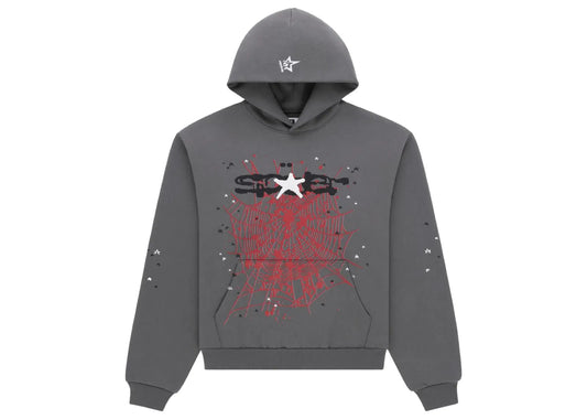 Splat Punk Hoodie Slate