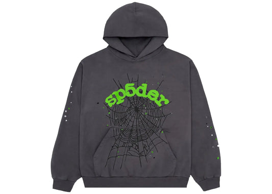 Wait Web Hoodie Slate Grey