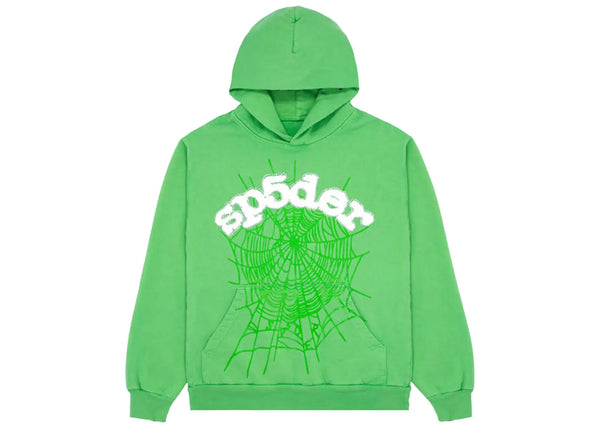 Web Hoodie Slime Green