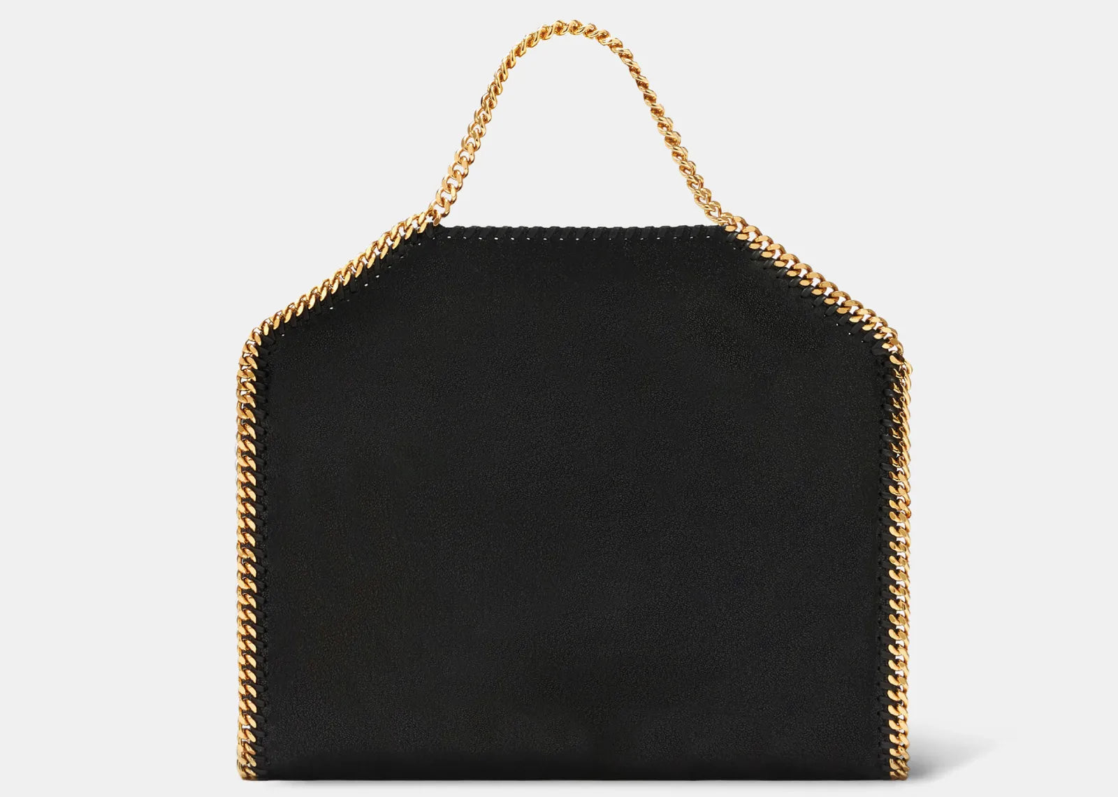 Falabella Fold-Over Tote Bag Black Gold