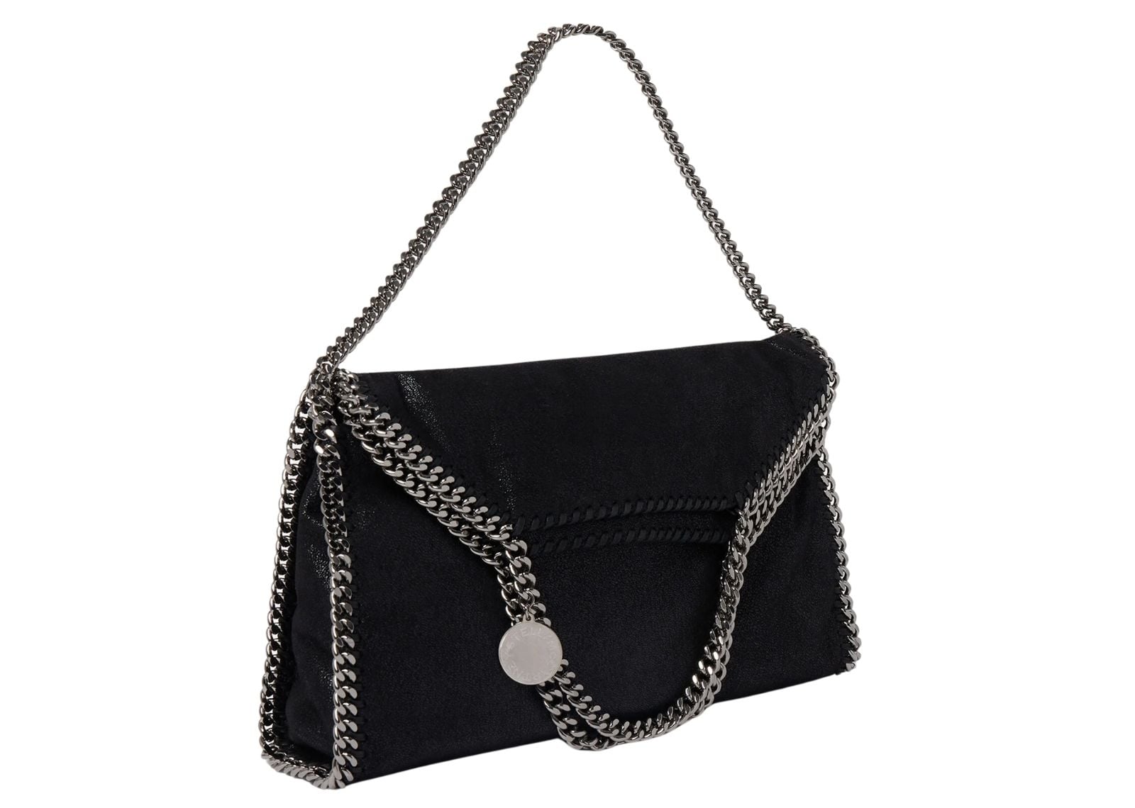 Falabella Fold-Over Tote Bag Black