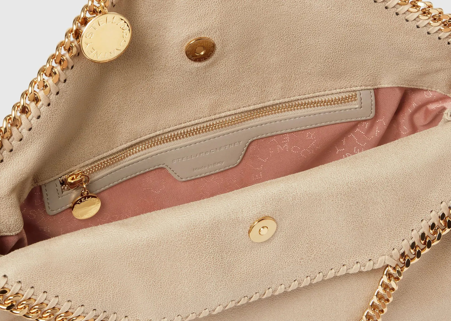 Falabella Fold-Over Tote Bag Clotted Cream