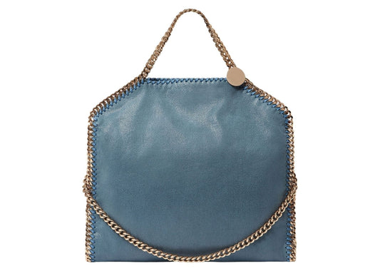 Falabella Fold-Over Tote Bag Feather Blue