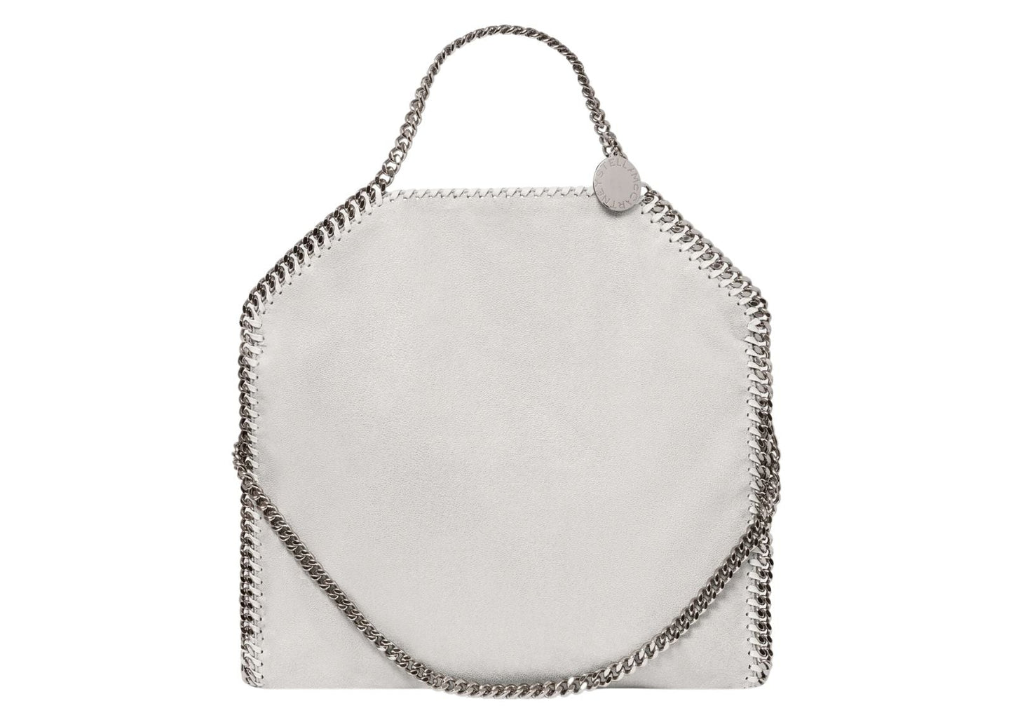 Falabella Fold-Over Tote Bag Pearl Grey