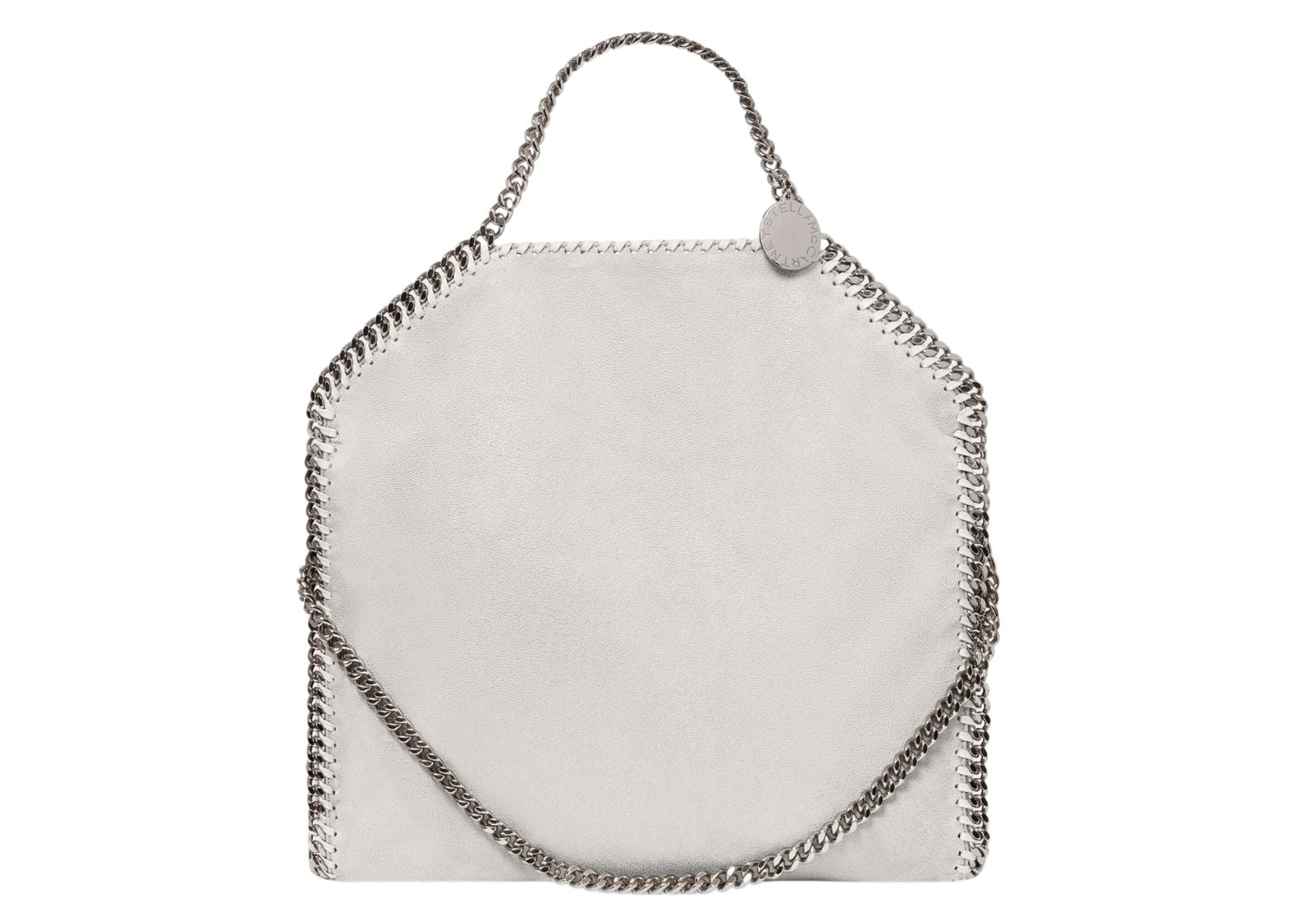Falabella Fold-Over Tote Bag Pearl Grey