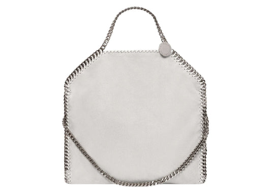 Falabella Fold-Over Tote Bag Pearl Grey