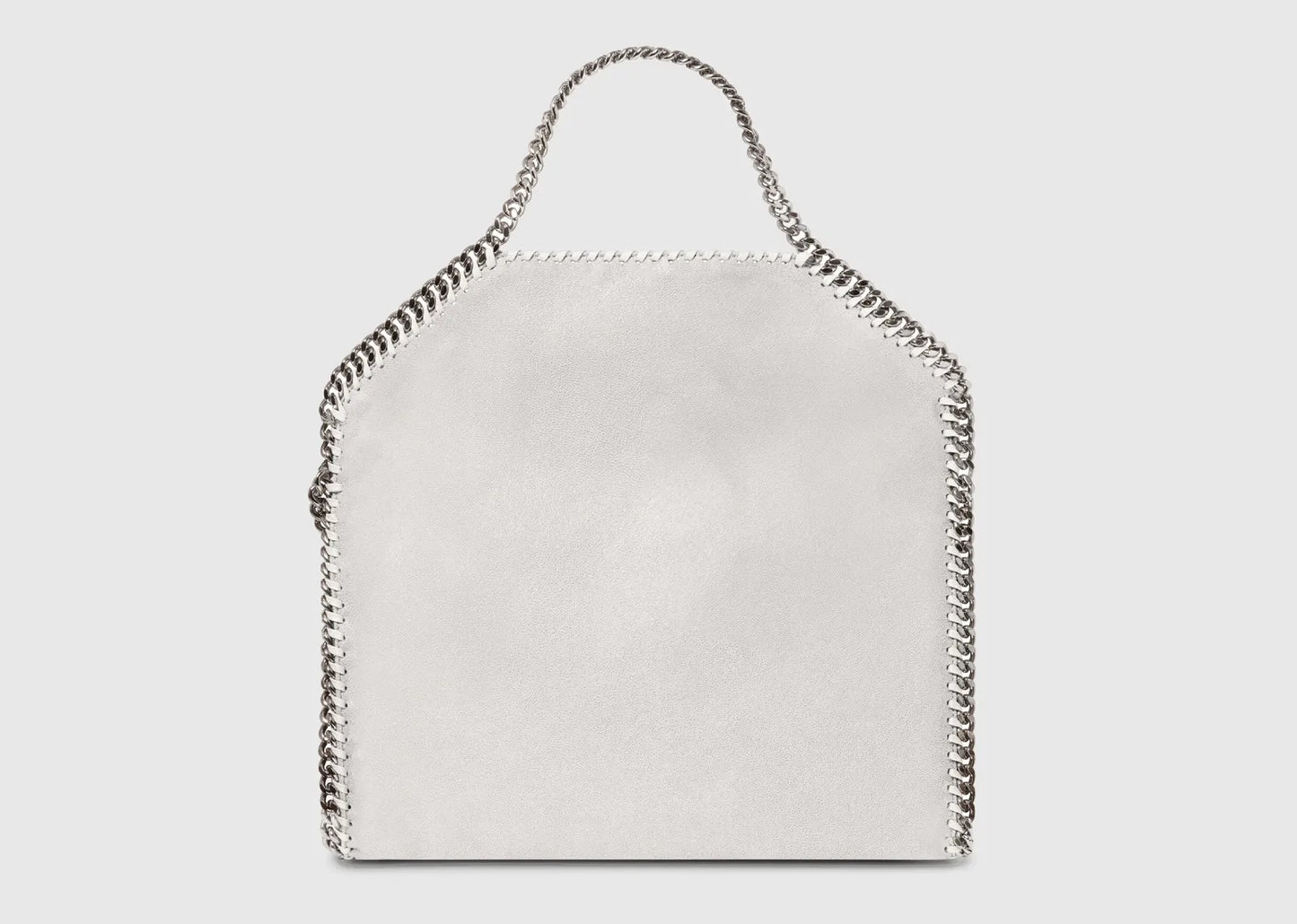 Falabella Fold-Over Tote Bag Pearl Grey