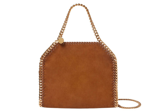 Falabella Mini Suede Tote Bag Brandy