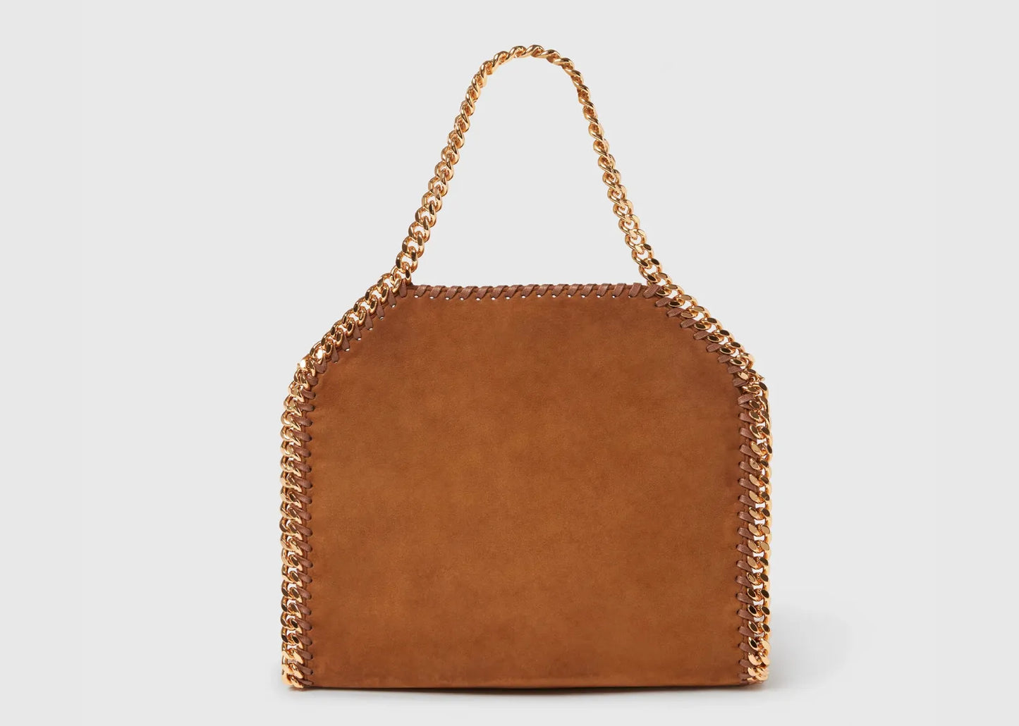Falabella Mini Suede Tote Bag Brandy