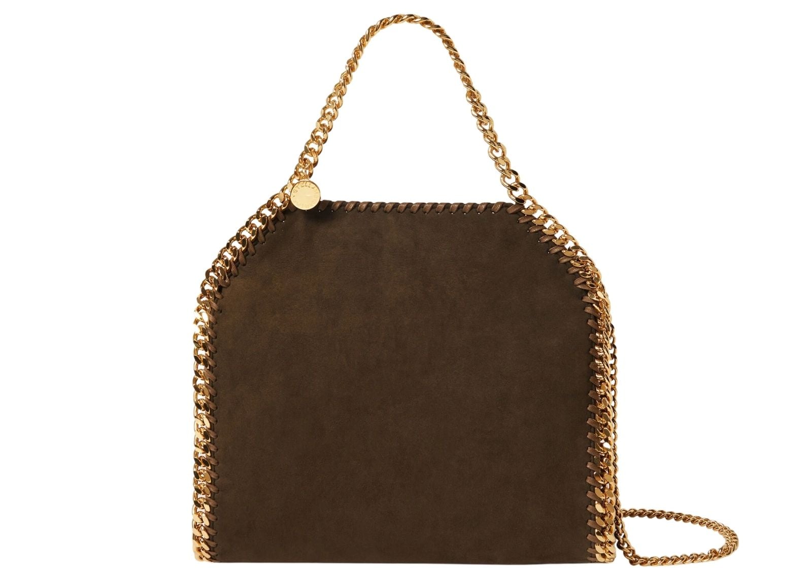 Falabella Mini Suede Tote Bag Moka