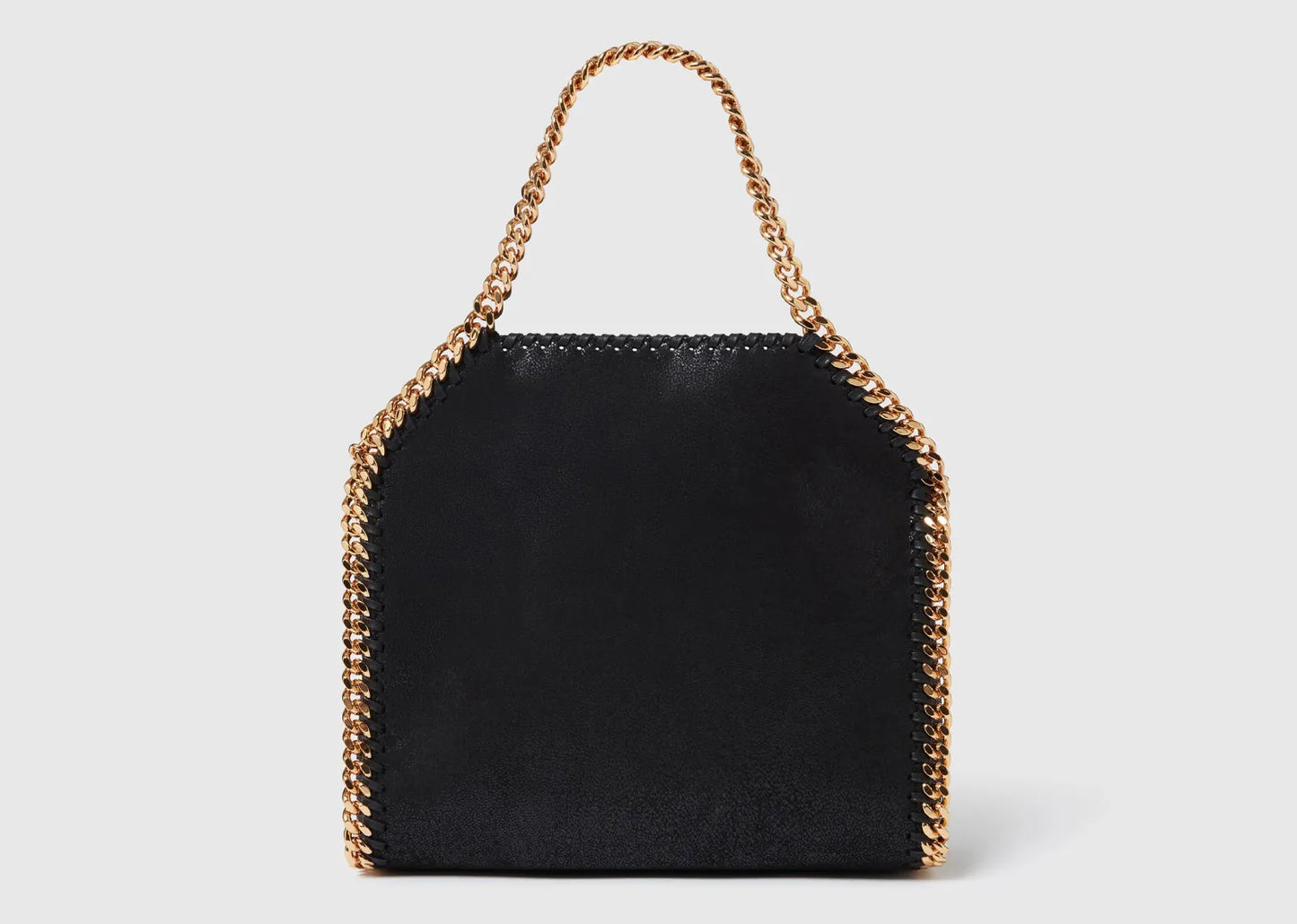 Falabella Mini Tote Bag Black Gold