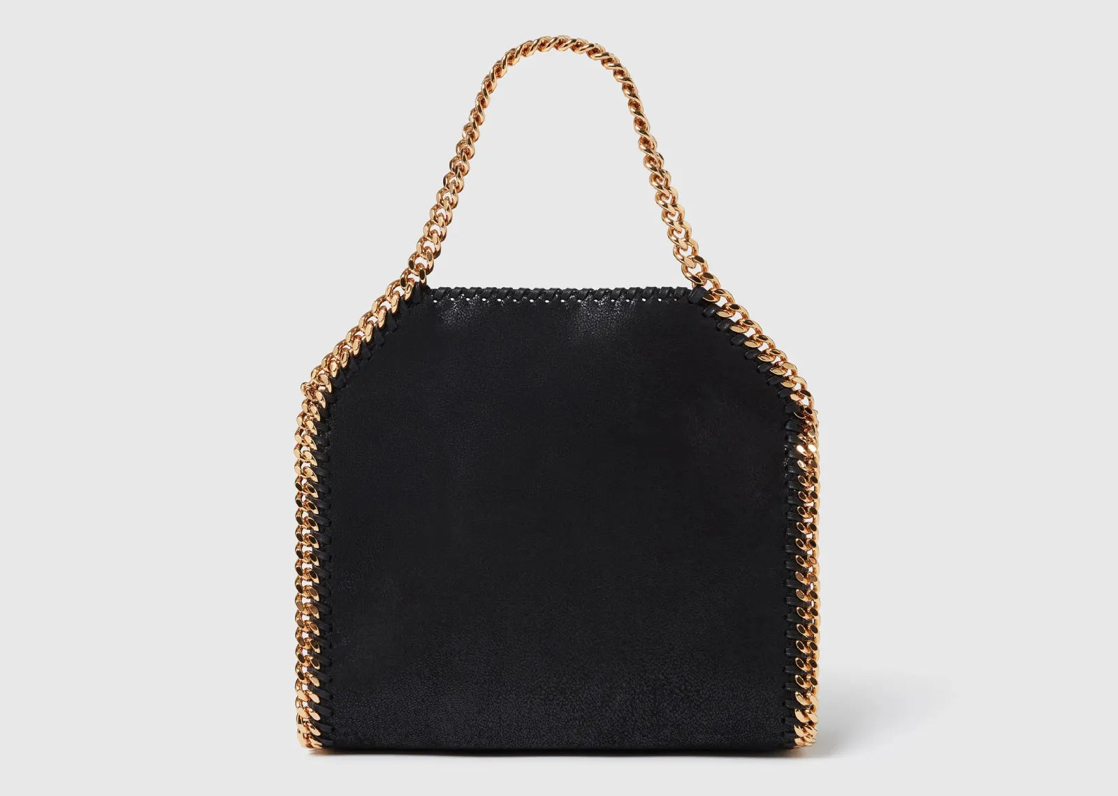 Falabella Mini Tote Bag Black Gold
