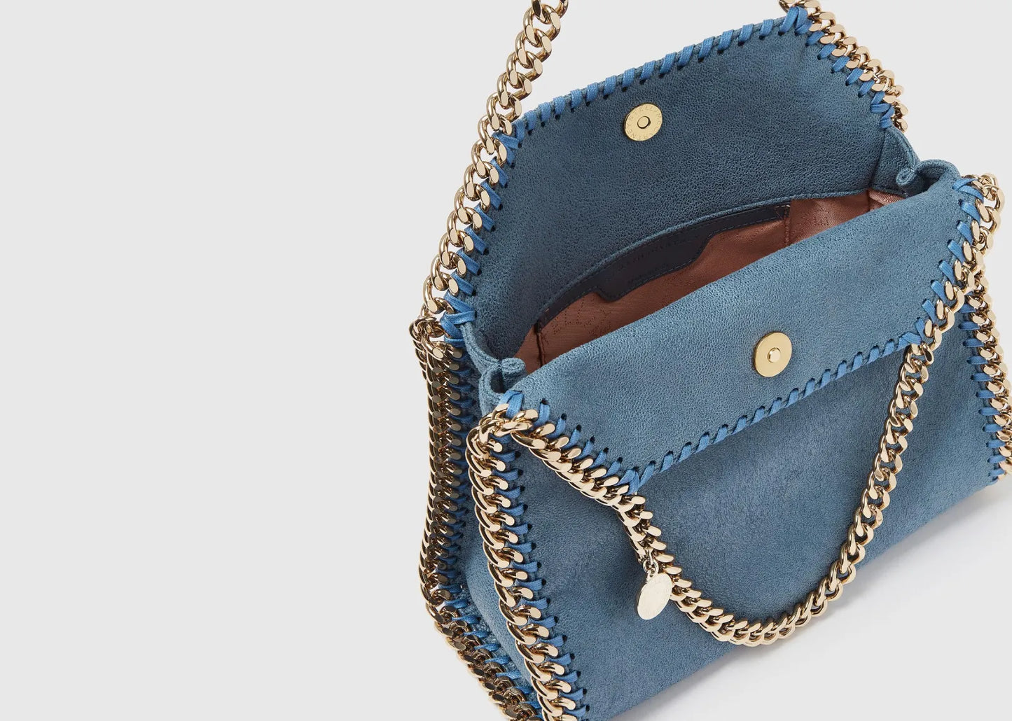 Falabella Mini Tote Bag Feather Blue
