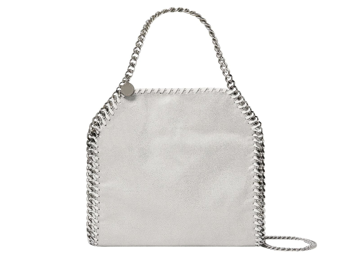 Falabella Mini Tote Bag Pearl Grey