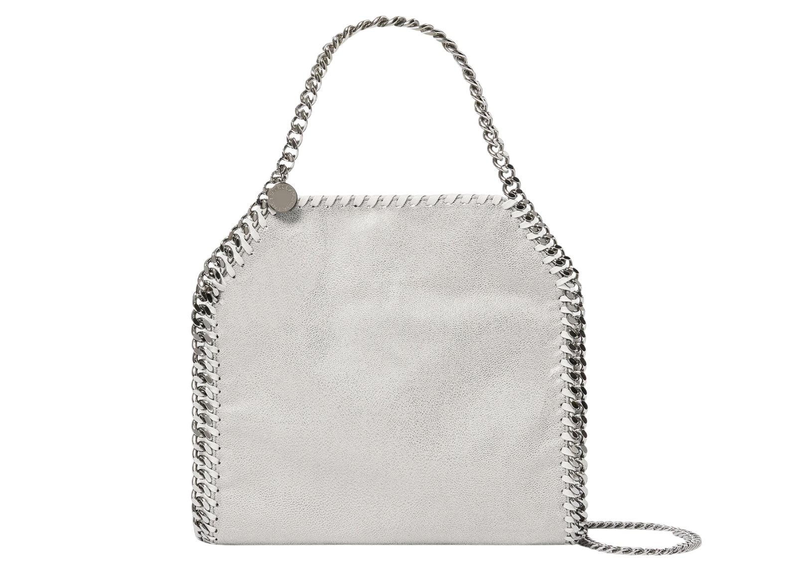 Falabella Mini Tote Bag Pearl Grey